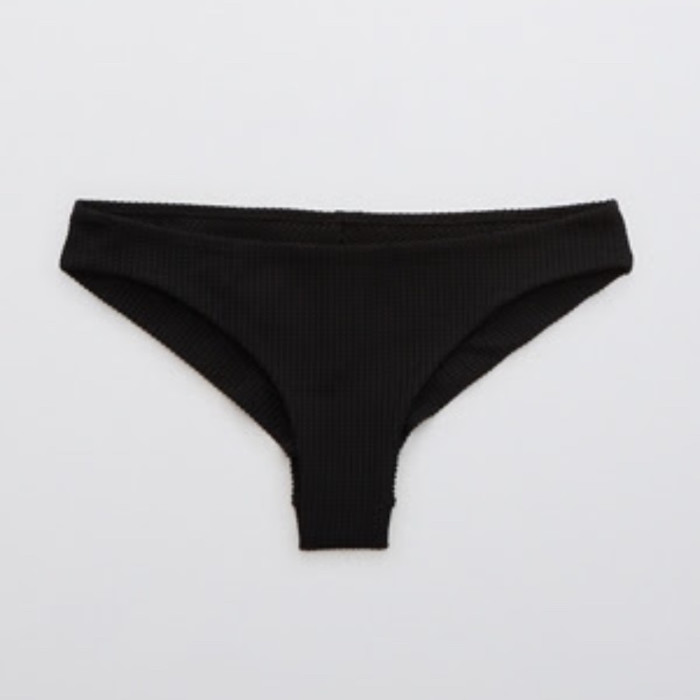 NWT - AERIE WAFFLE CHEEKY BIKINI BOTTOM